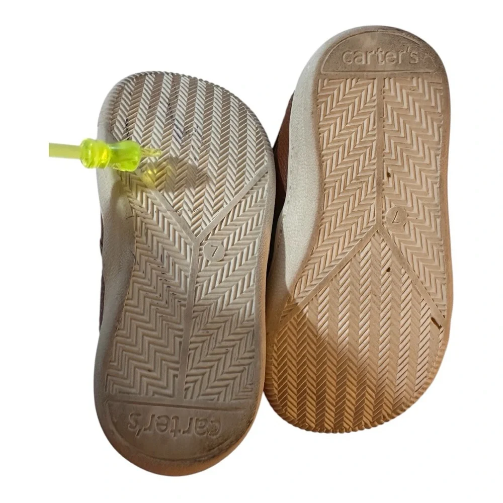 CARTERS Toddler Boys Brown Ricky Slip-On Shoes Size 7